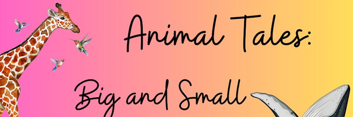 Illustration of a whale and a giraffe