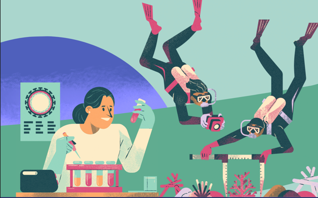 International Women's Day illustration International Women's Day illustration